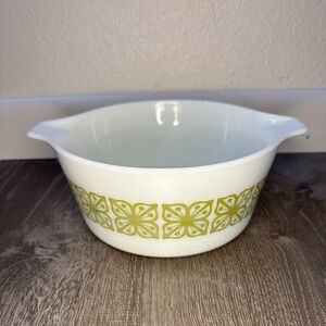 Pyrex 474-B Green Butterfly Band